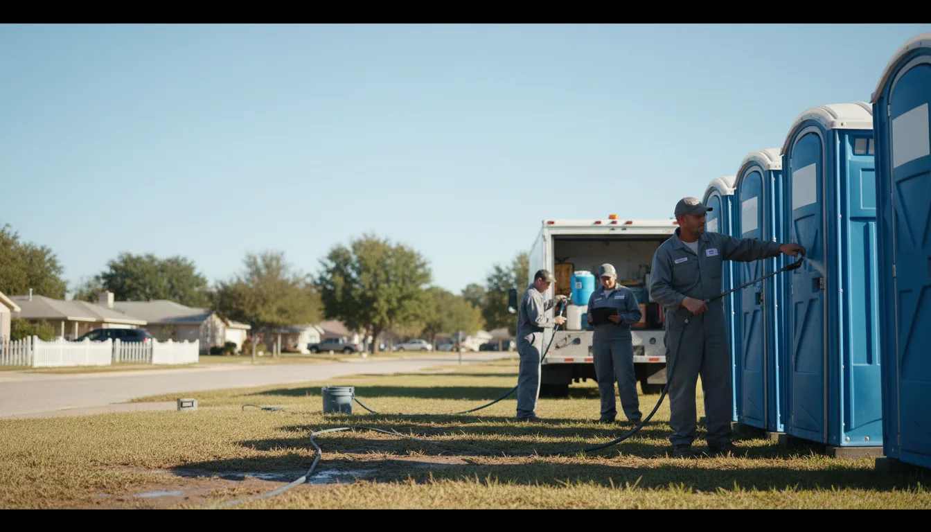Long-Term Portable Toilet Rental in Cade, LA near me